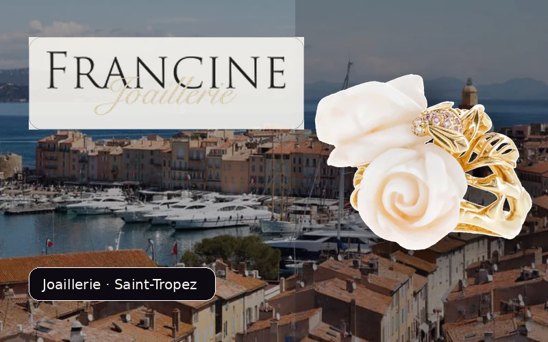 Francine Joaillerie, univers de marque à Saint-Tropez